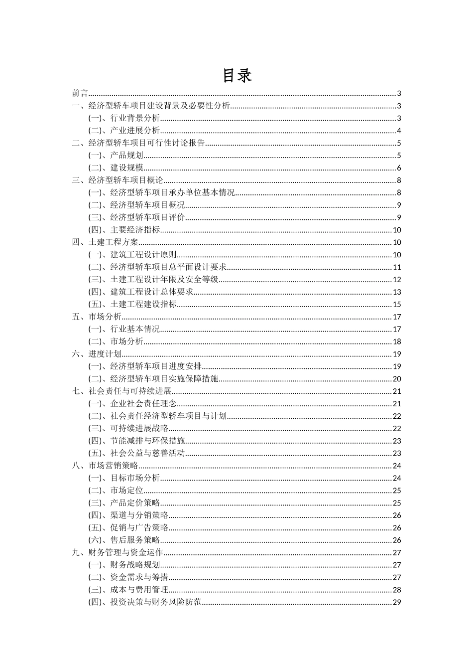 2025年经济型轿车项目可行性分析报告_第2页