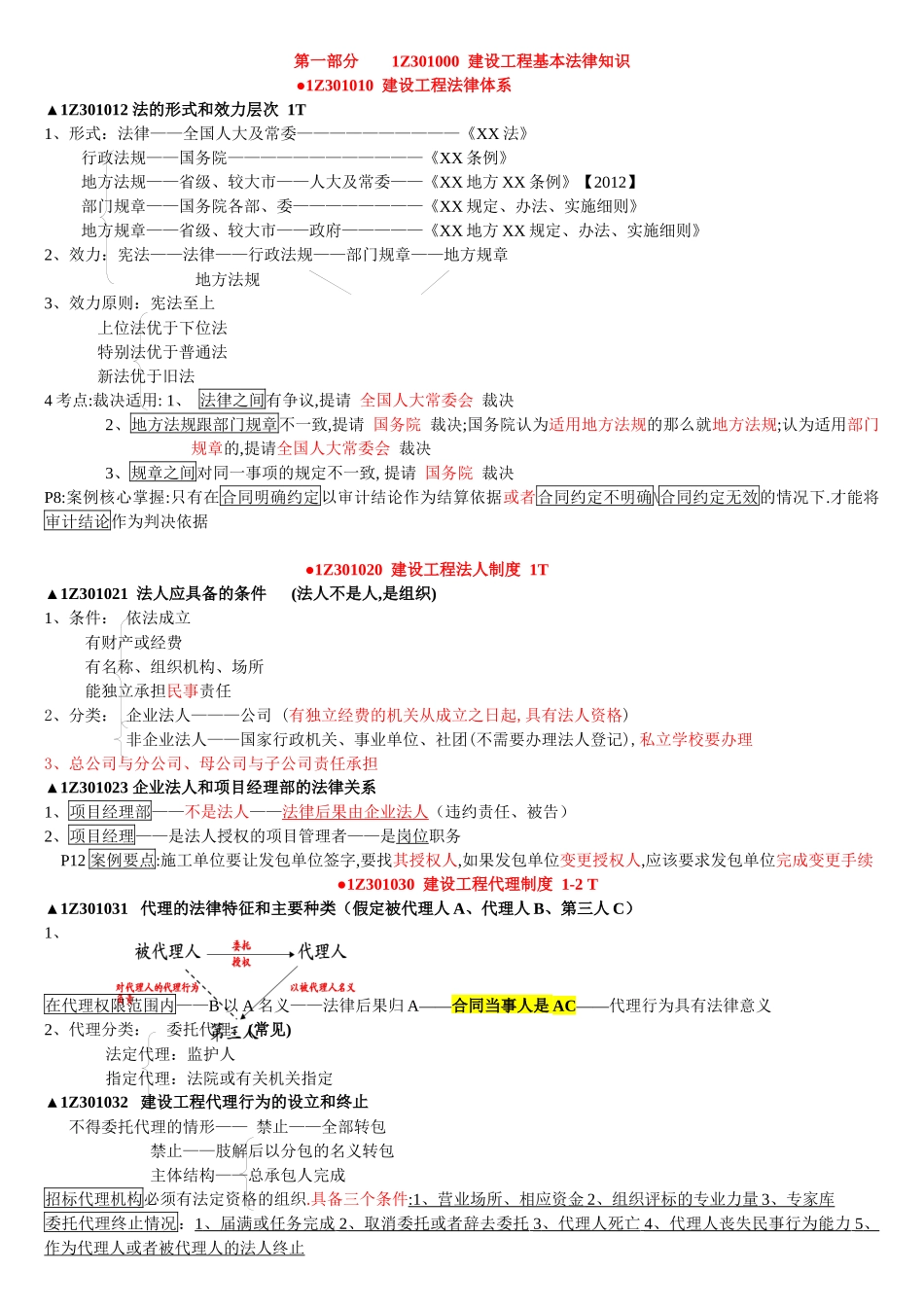 XXXX一级建造师建设工程法规及相关知识精讲通关宝典_第2页