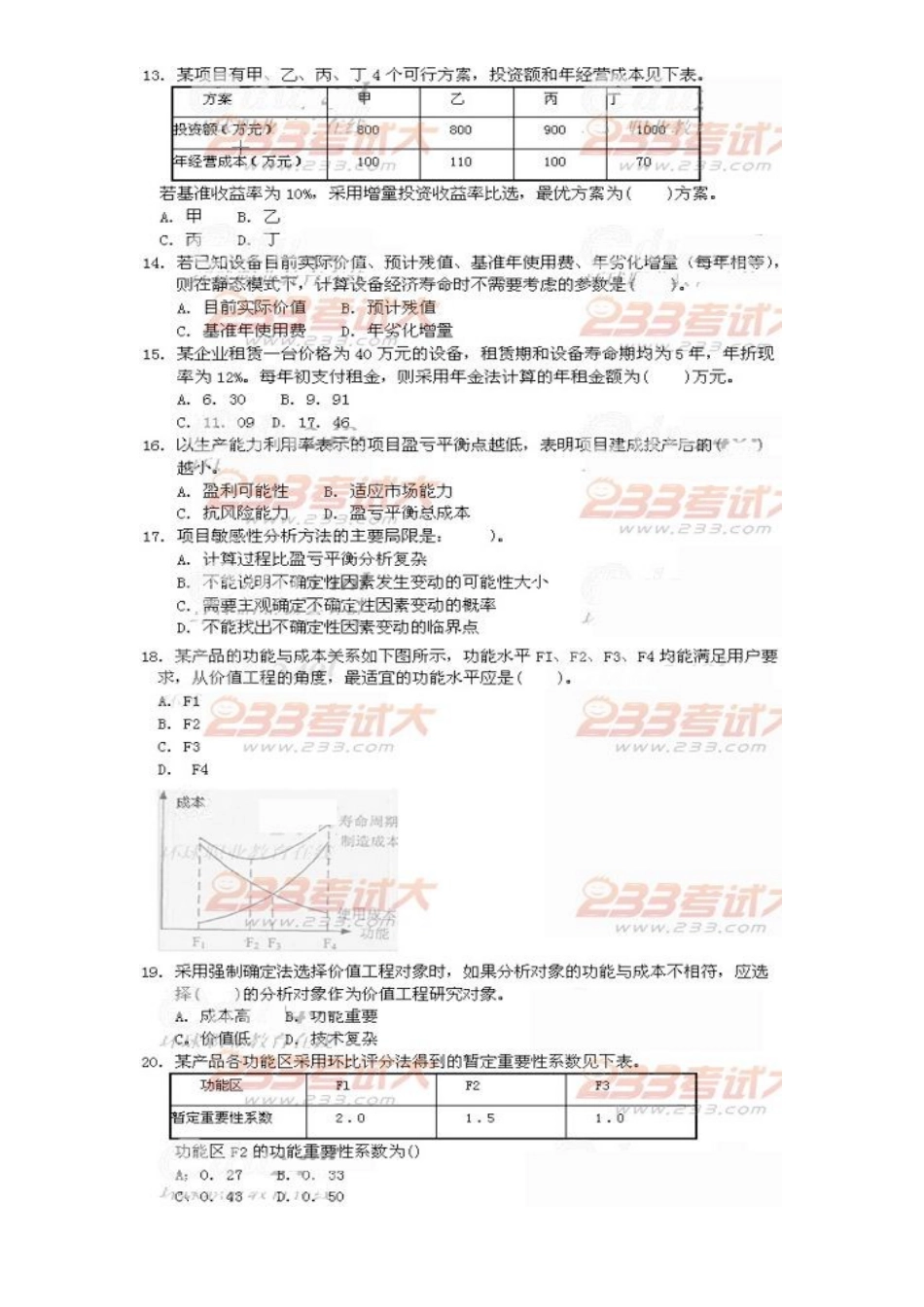 XXXX造价师考试法规真题答案_第2页