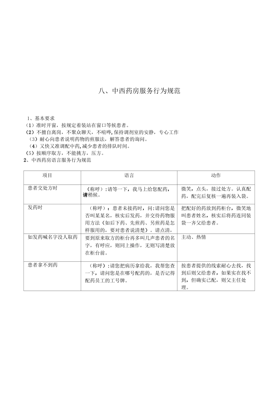 医院服务行为规范_第2页