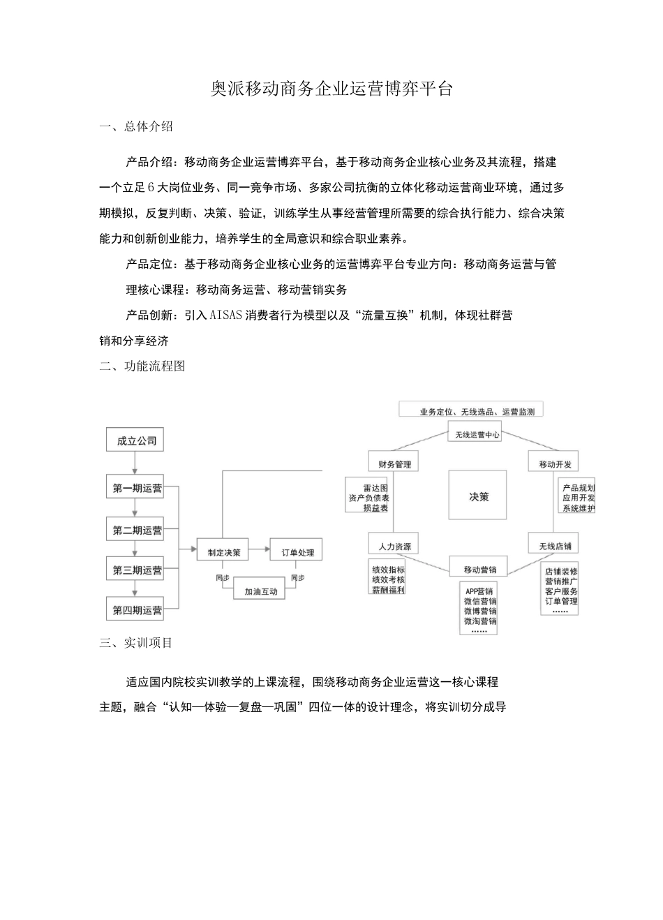 移动商务企业运营博弈平台宣传文档_第1页