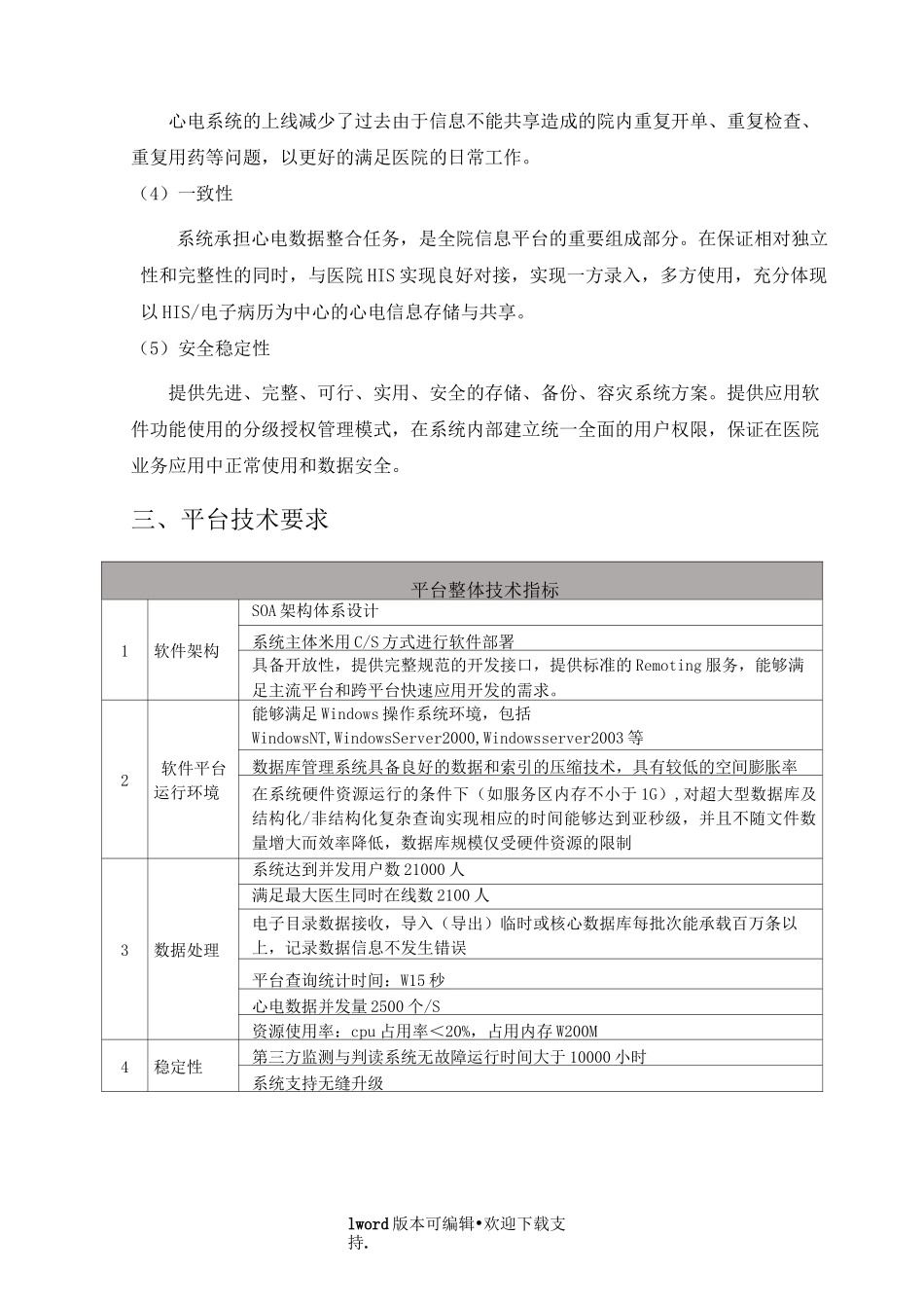 远程心电监测平台技术指标_第2页