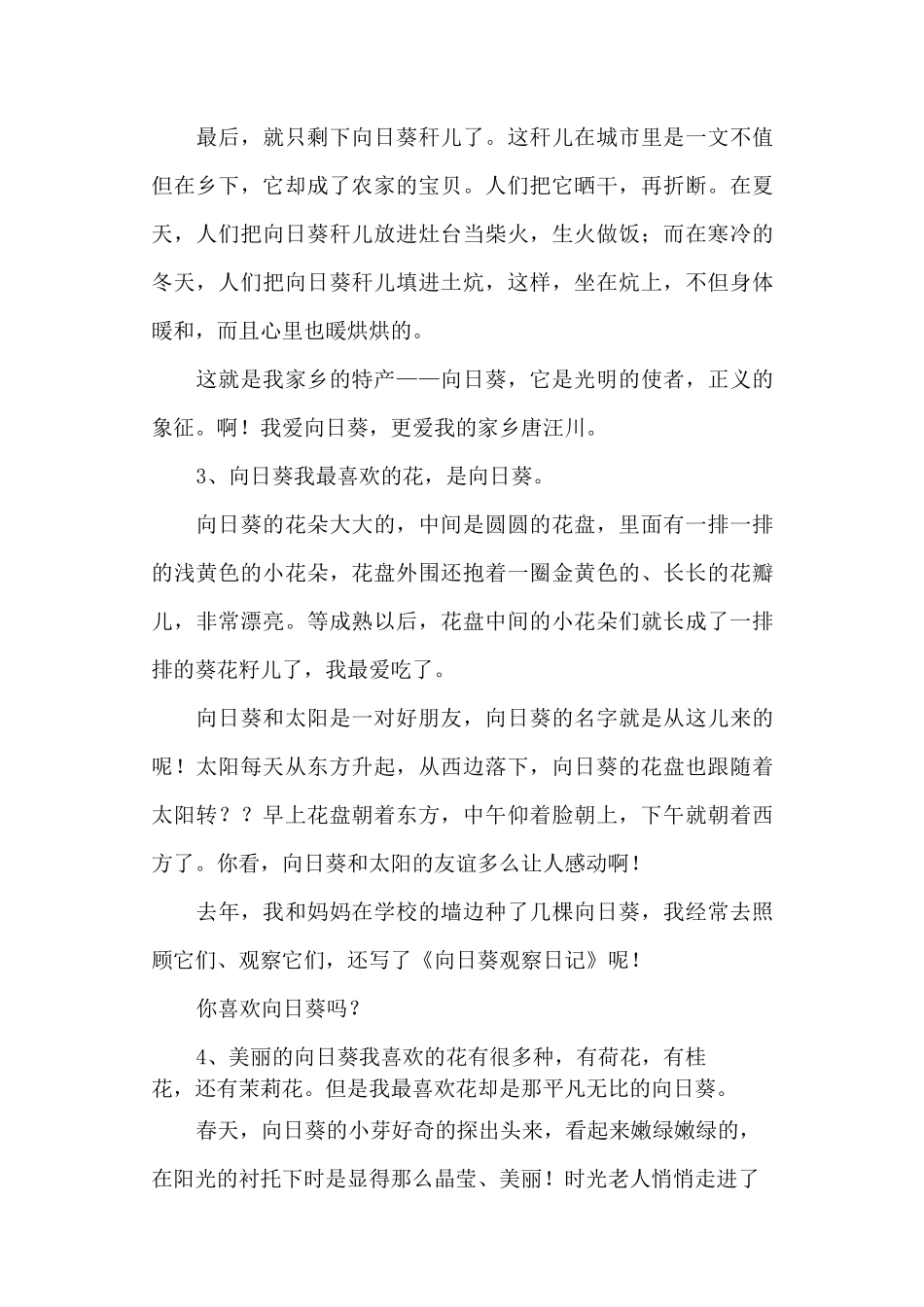 向日葵的外形_第3页