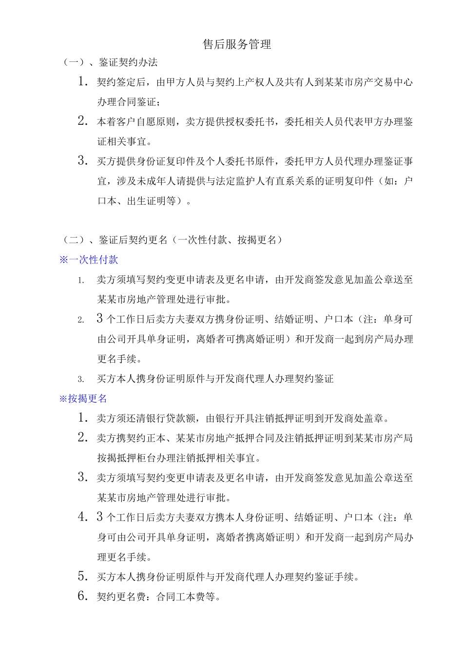 房地产售后服务管理_第1页