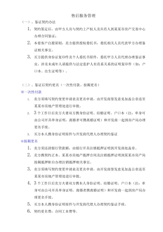 房地产售后服务管理