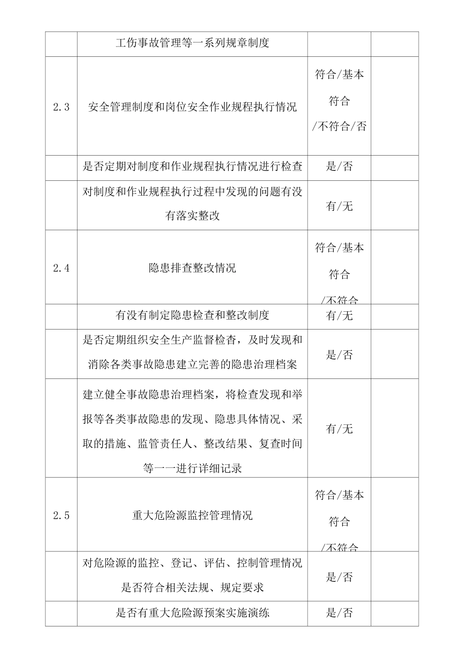 企业安全生产报表_第2页
