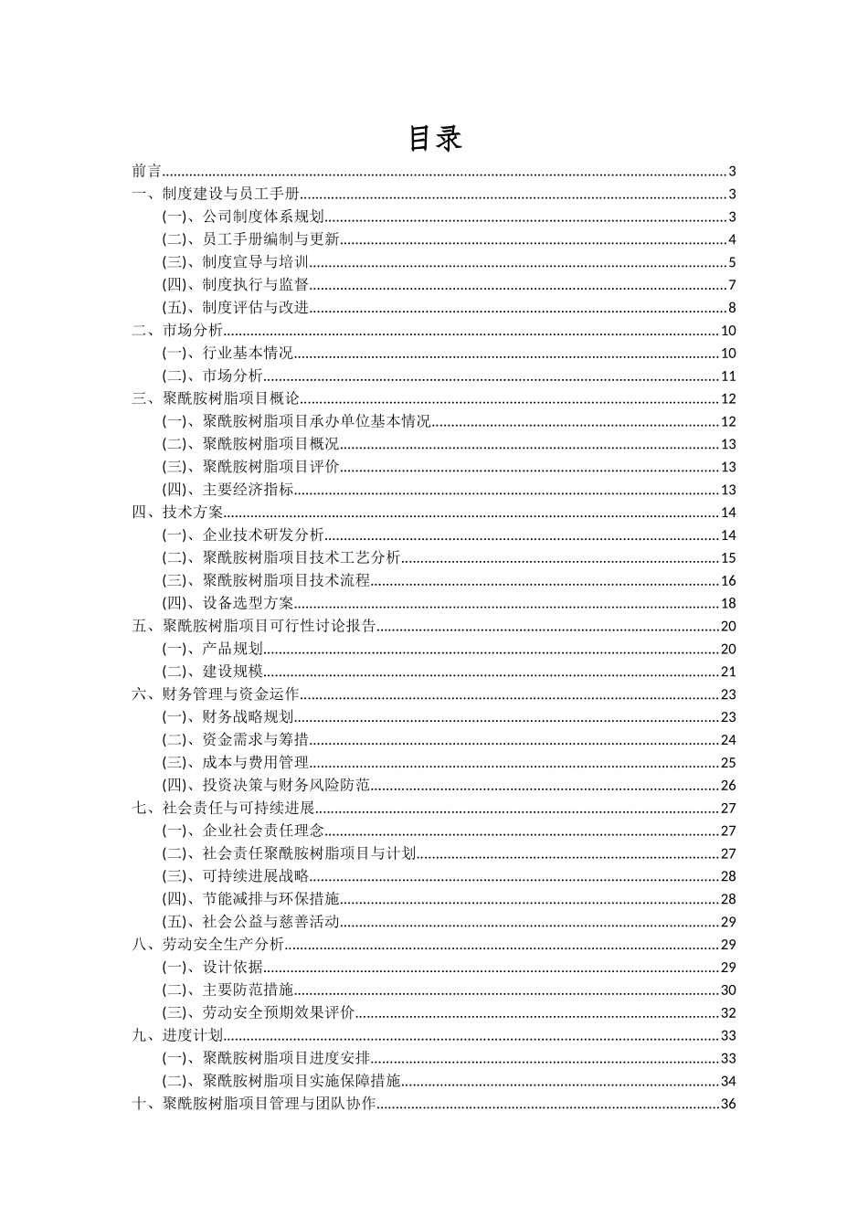 2025年聚酰胺树脂项目投资分析及可行性报告_第2页