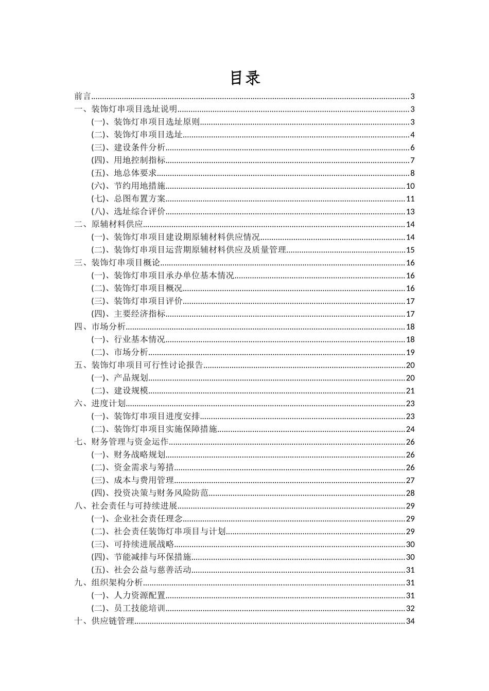 2025年装饰灯串项目可行性分析报告_第2页