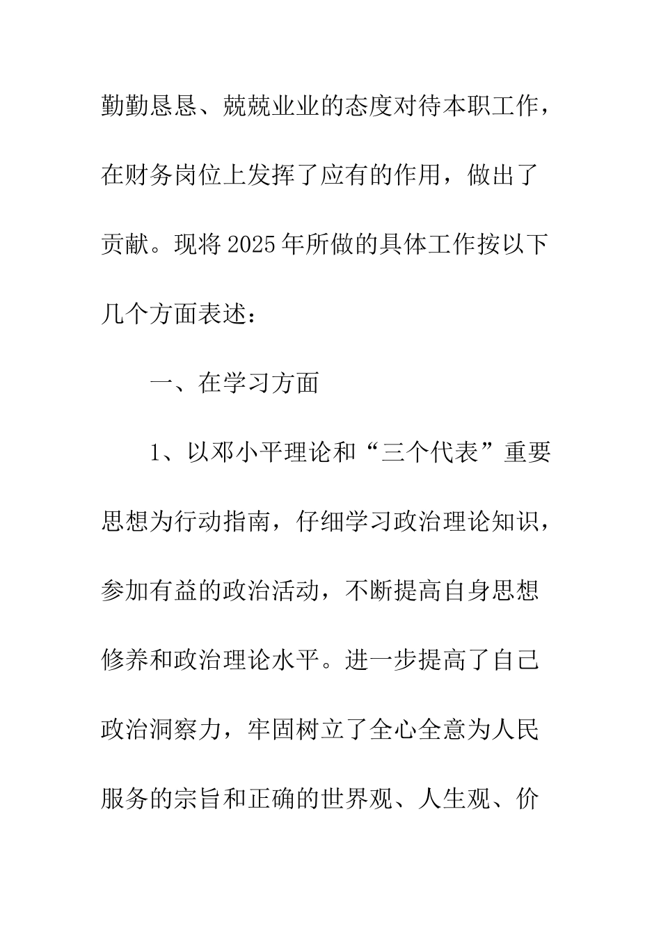 2025年财务人员工作总结_第3页