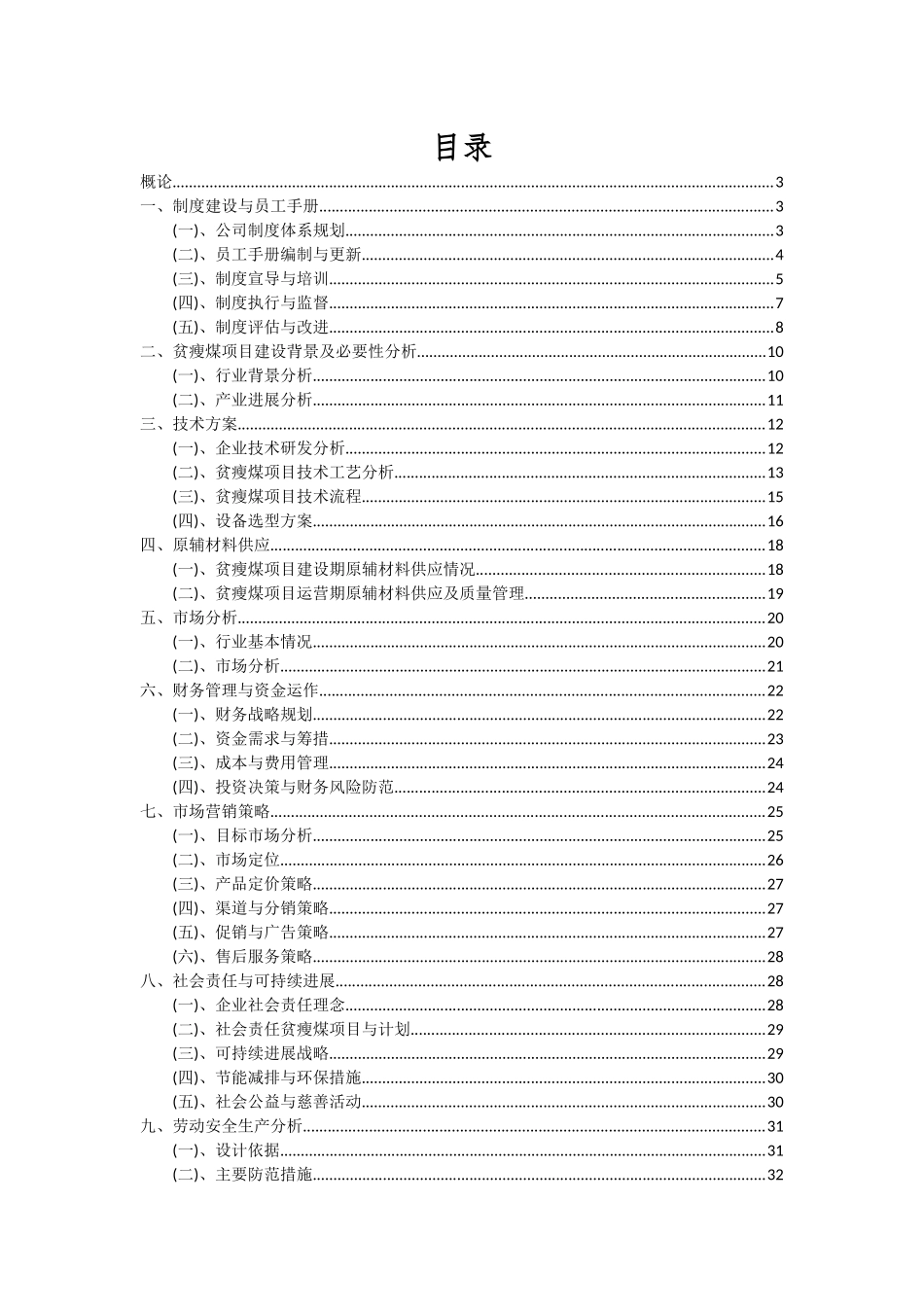 2025年贫瘦煤项目可行性研究报告_第2页