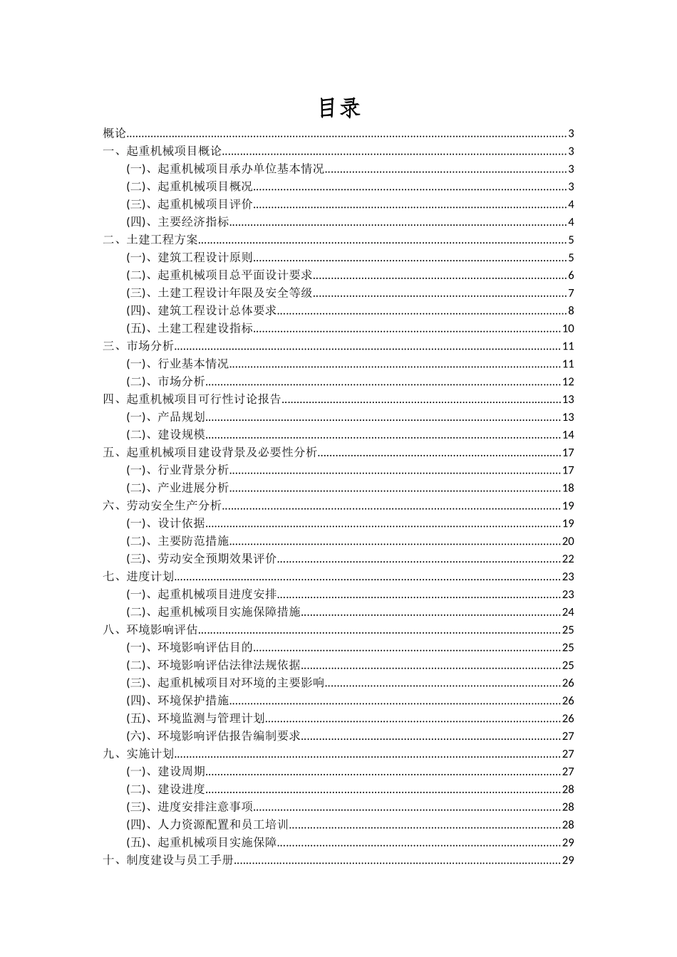 2025年起重机械项目投资分析及可行性报告_第2页