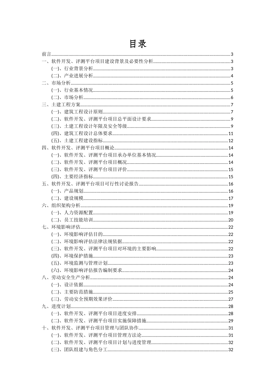 2025年软件开发、评测平台项目可行性分析报告_第2页