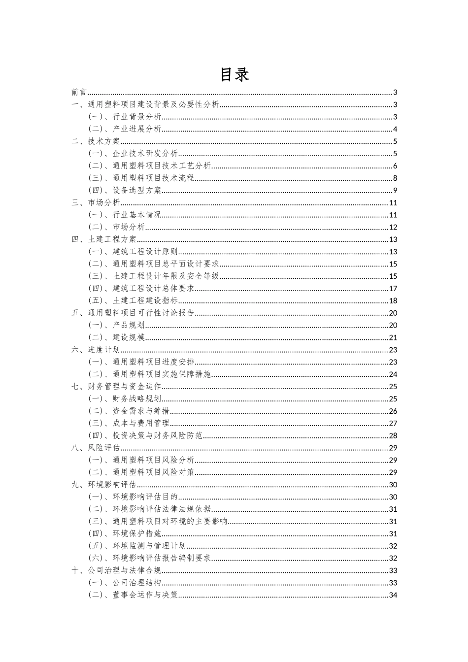 2025年通用塑料项目可行性研究报告_第2页