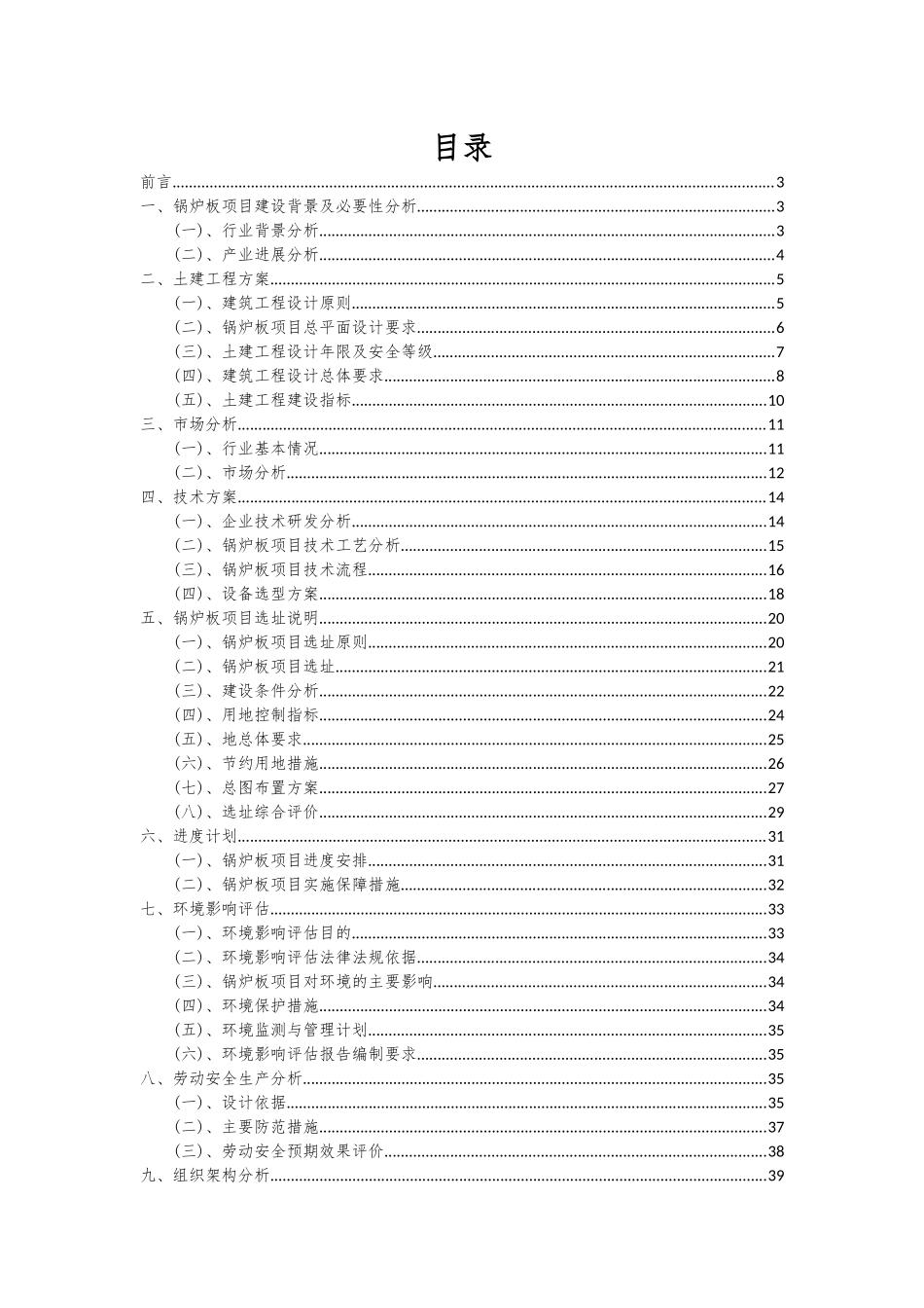 2025年锅炉板项目可行性分析报告_第2页