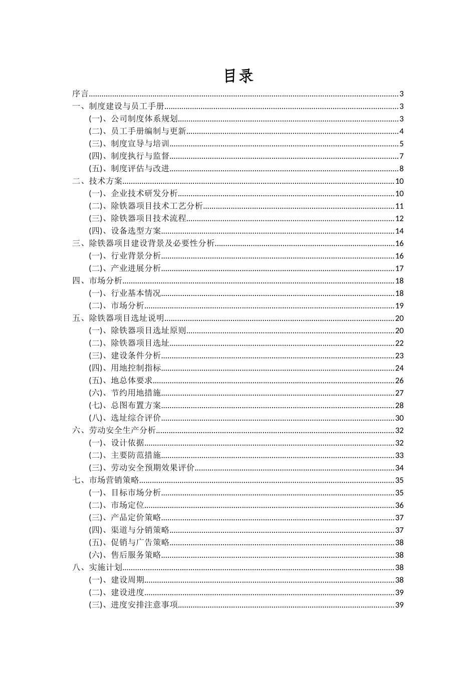 2025年除铁器项目深度研究分析报告_第2页
