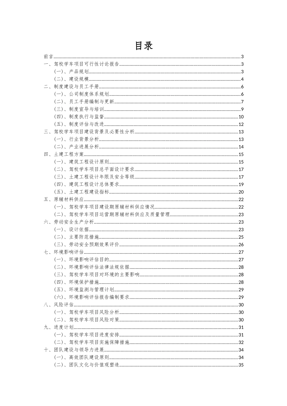 2025年驾校学车项目可行性分析报告_第2页