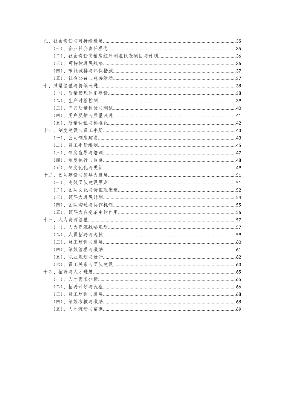 2025年高精度红外测温仪表项目投资分析及可行性报告_第3页