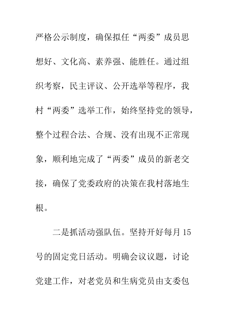 2025村党总支书记抓党建工作述职报告_第3页