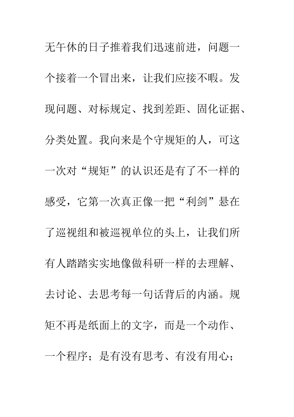 20XX专项巡视工作心得体会2篇_第2页