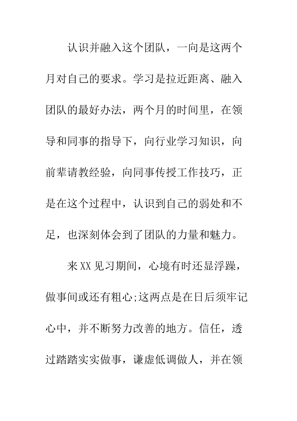 20XX实习总结报告模板大全_第2页