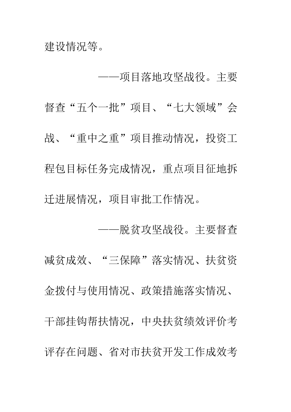 20XX市新时代新担当新作为“大督查大落实”工作方案_第3页