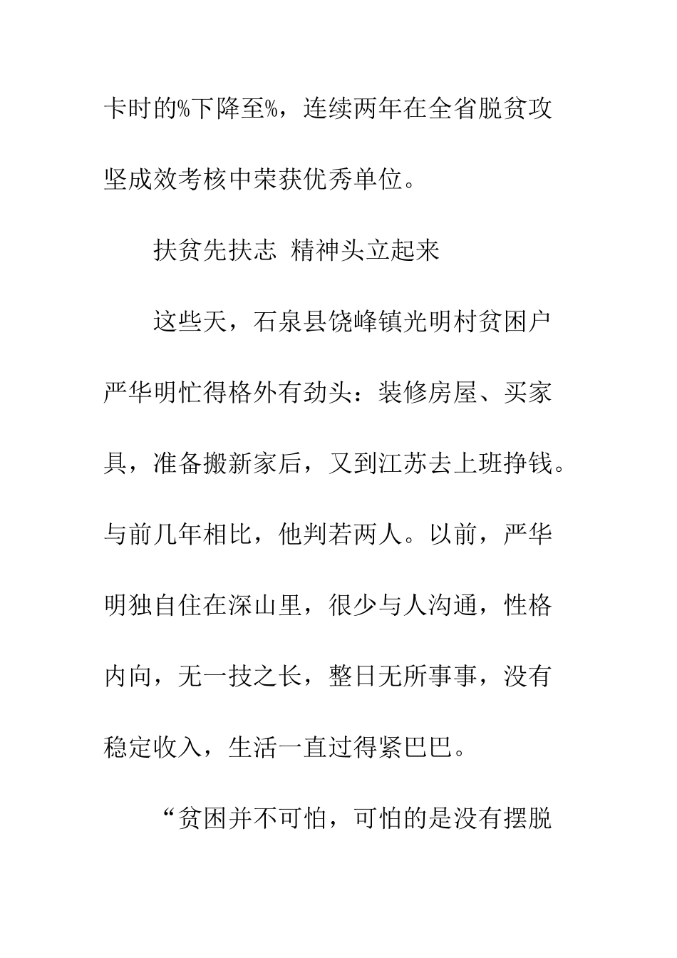 20XX年“精准扶贫-乡村振兴”工作总结_第2页