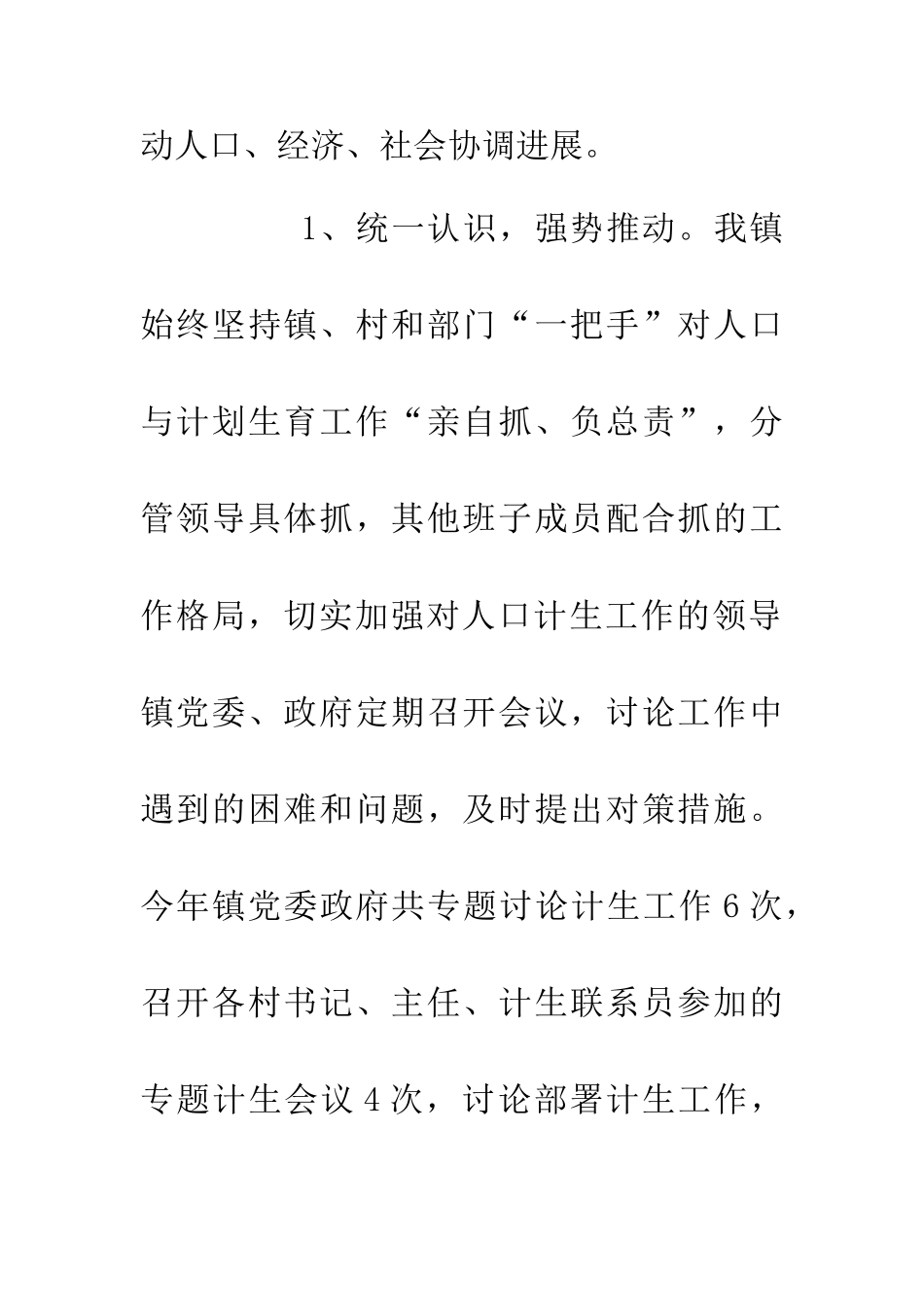 20XX年人口与计生工作总结_第3页