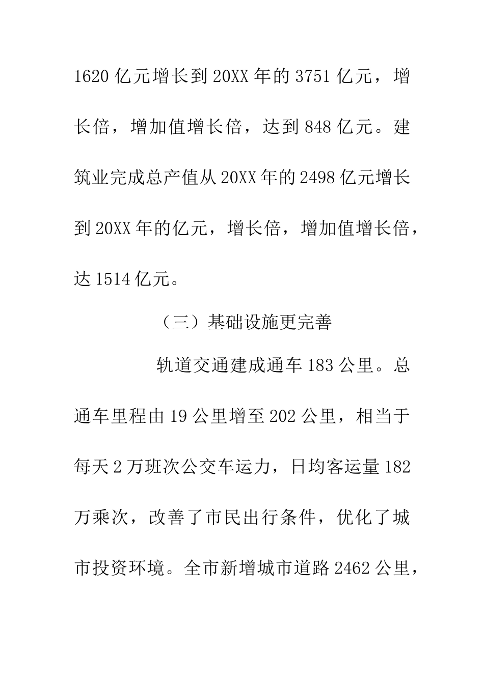 20XX年城乡建设工作报告_第3页