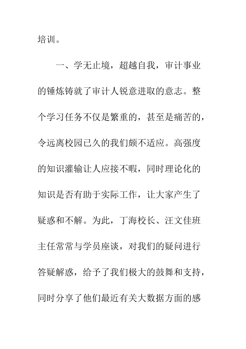20XX年审计数据分析培训有感_第3页
