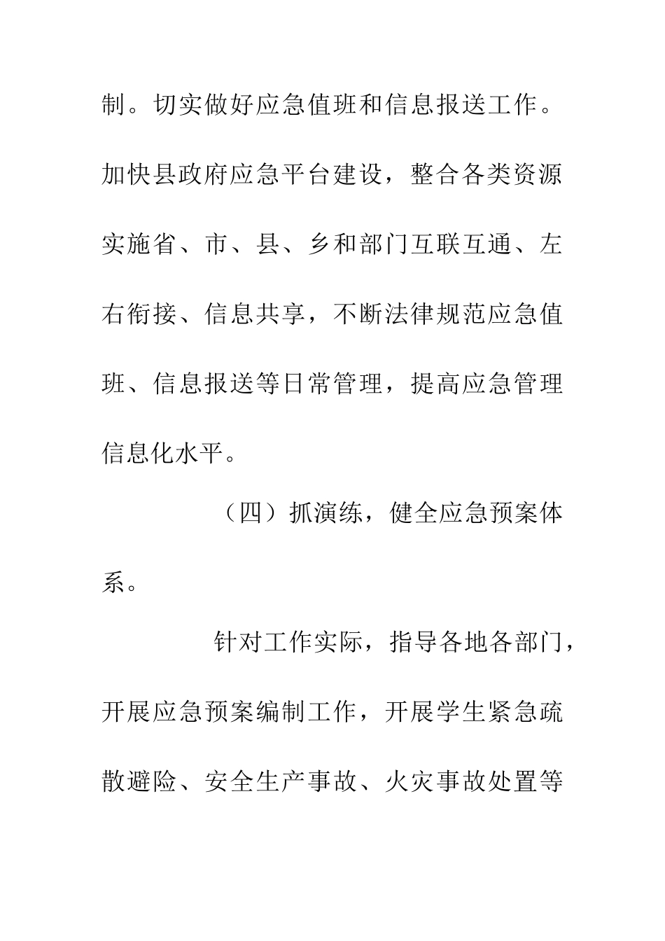 20XX年政府应急管理工作要点_第3页
