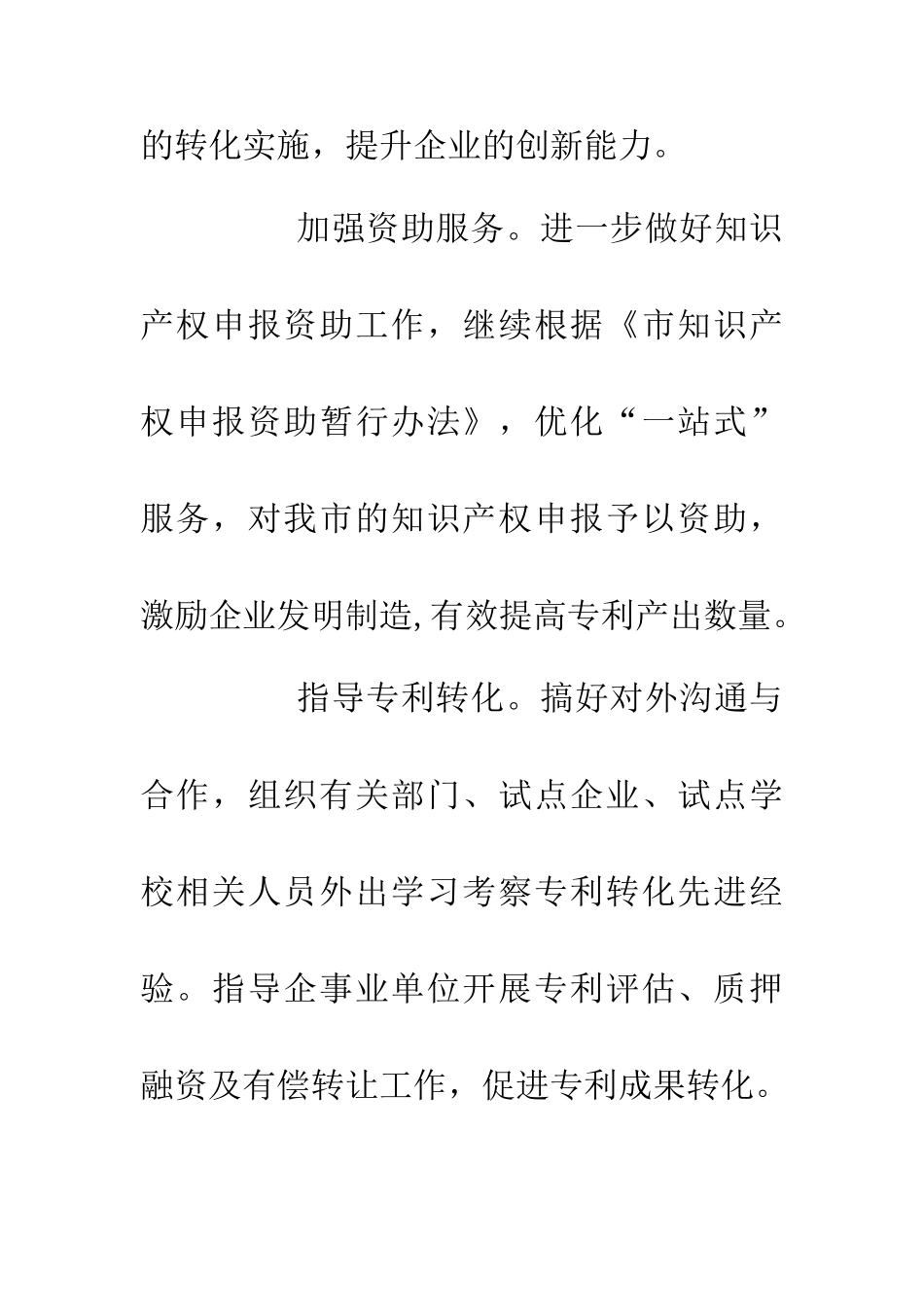 20XX年知识产权局工作计划_第3页