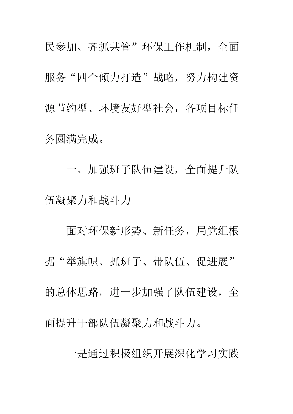 20XX年终市环境保护局党组工作报告_第3页