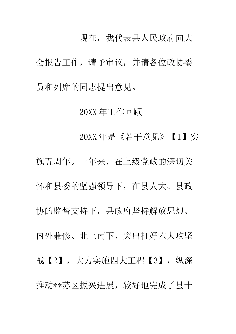 20XX政府工作总结报告_第2页