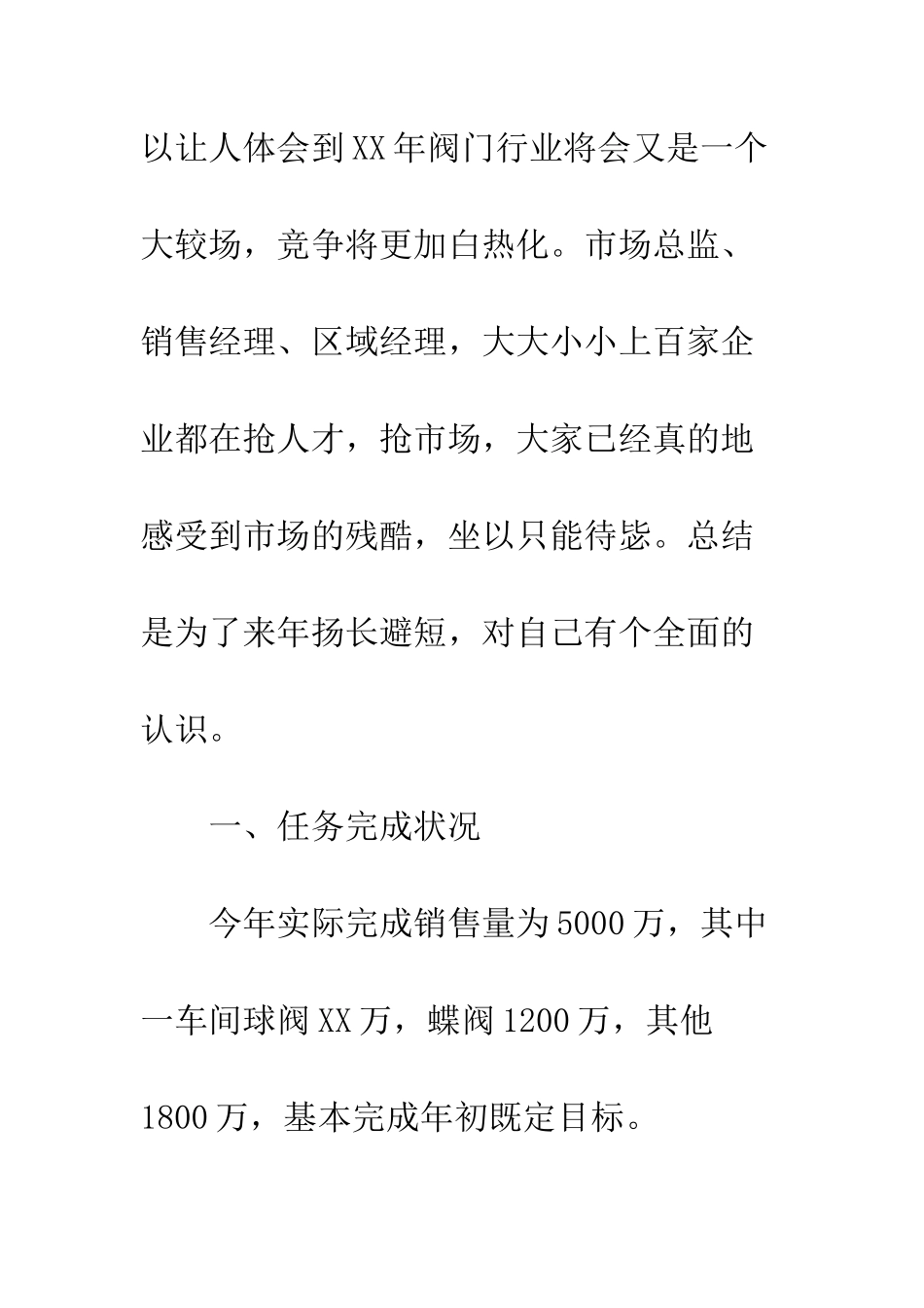 20XX最新业务员年度工作总结_第2页