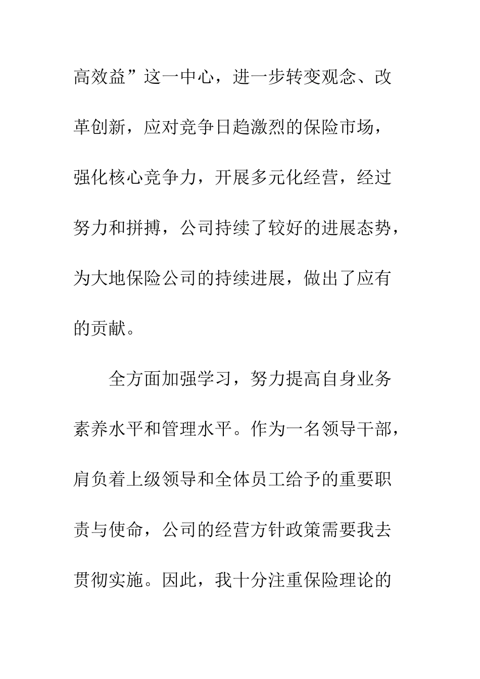20XX最新保险员年终总结_第3页