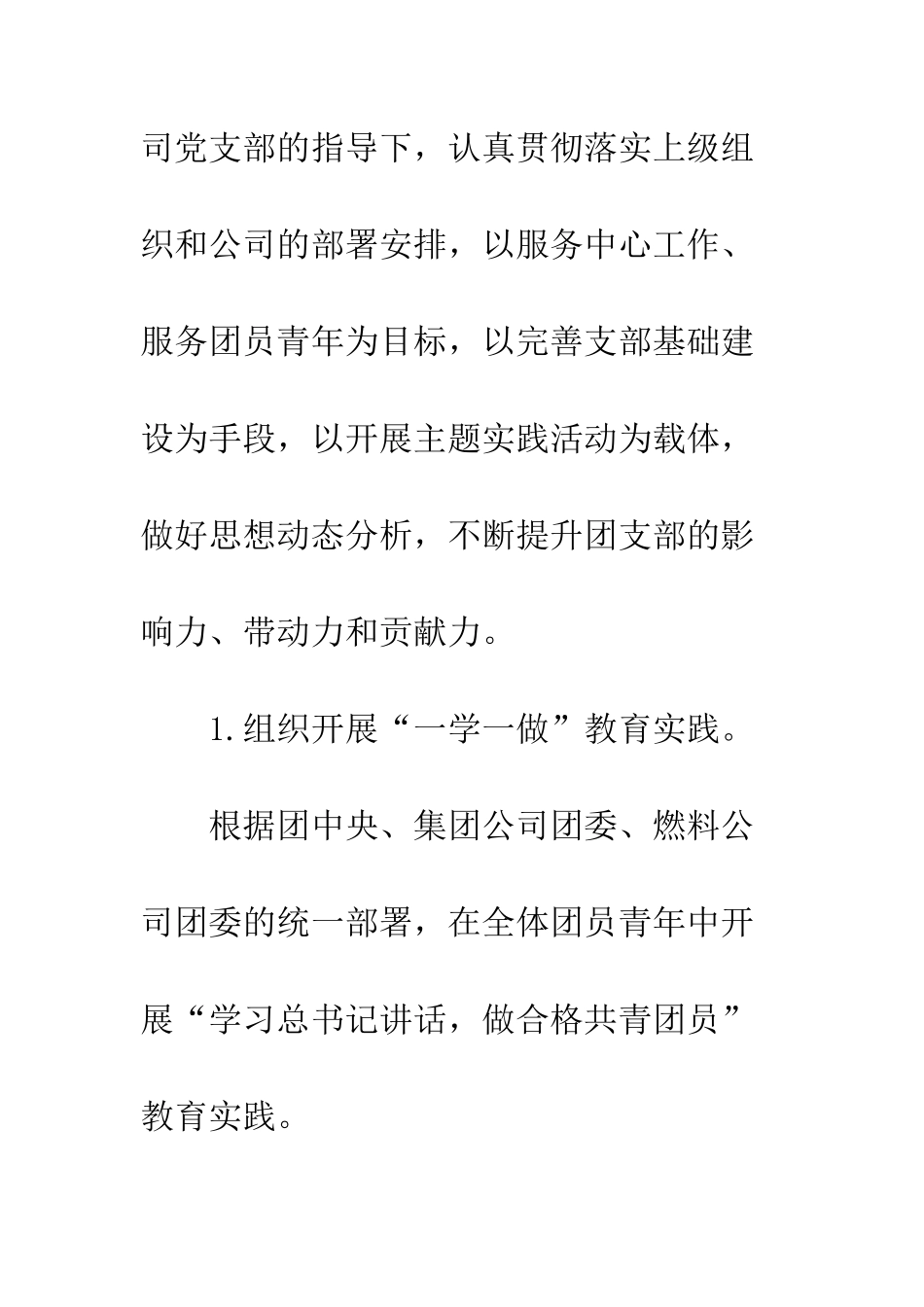 20XX最新团支部20XX年工作总结及20XX年工作计划_第2页