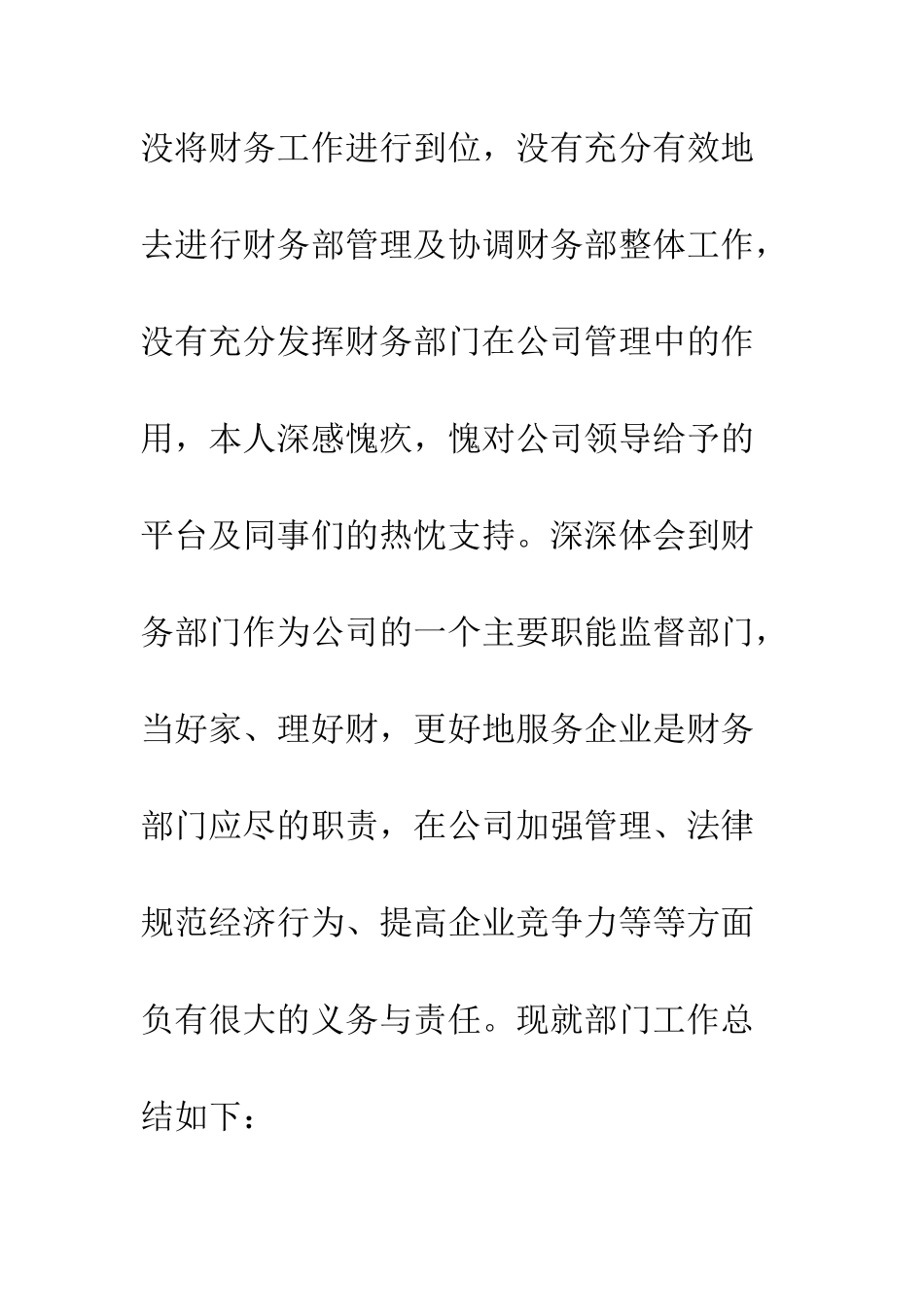 20XX财务部年度工作总结精选2篇_第2页