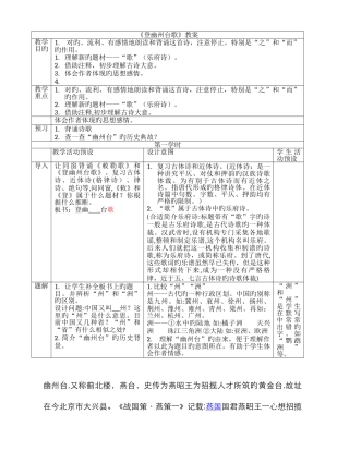 《登幽州台歌》教案