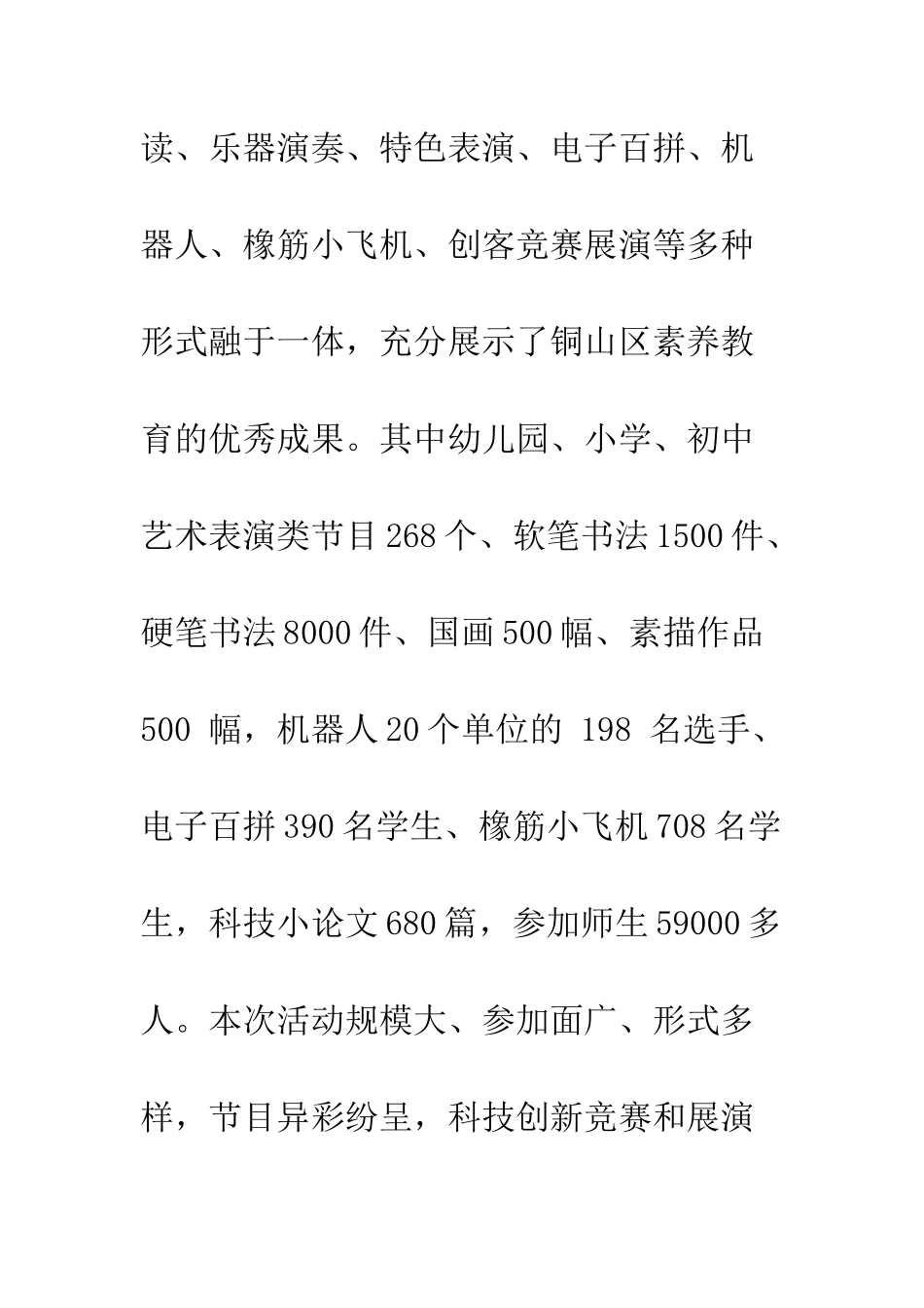 20XX年科技文化艺术节活动总结_第3页