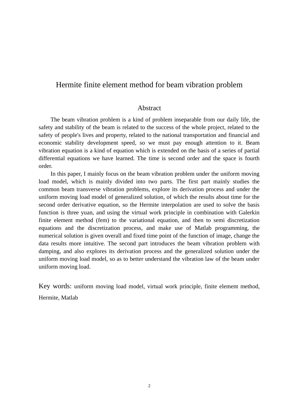 梁振动问题的Hermite有限元方法_第3页