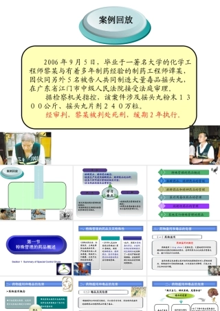 08第七章特殊管理的药品