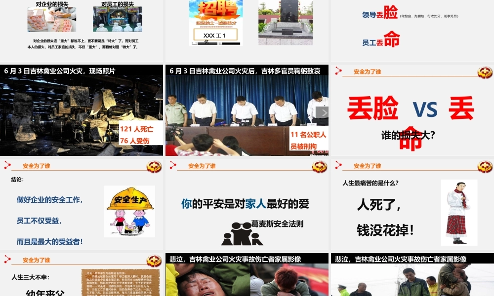 2022年安全生产月主题宣讲课件-T