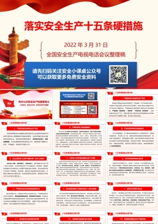 14845 2022安全生产十五条硬措施