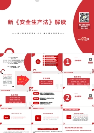 【培训课件】新版《安全生产法》解读-2021年9月施行