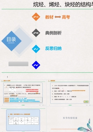 12.2.1 烷烃、烯烃、炔烃的结构与性质（7张）
