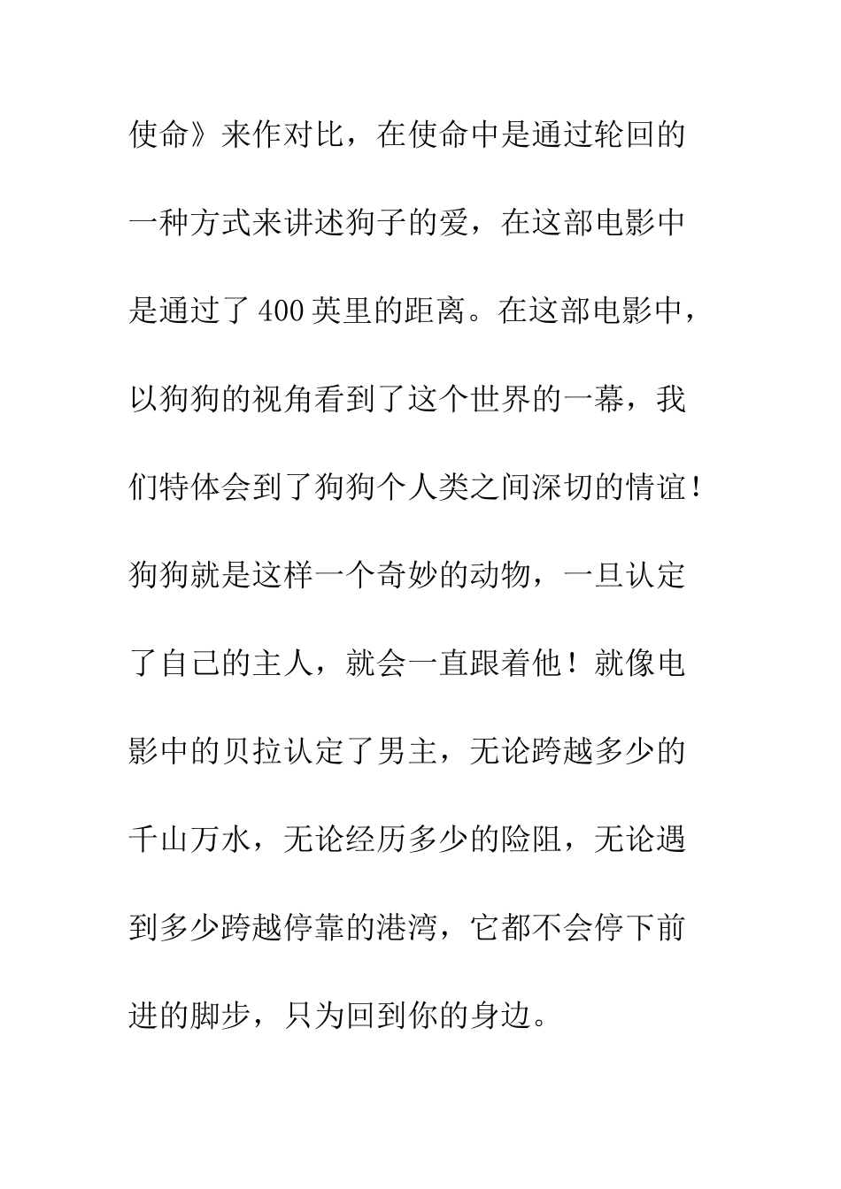 一条狗的回家路影评评价_第2页