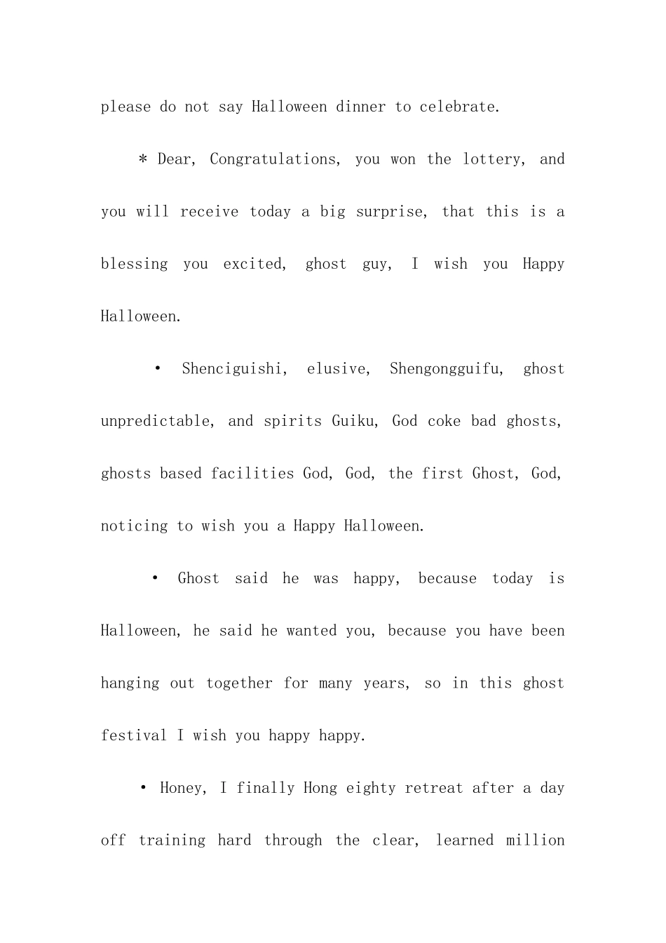 万圣节英文祝福语一_第2页
