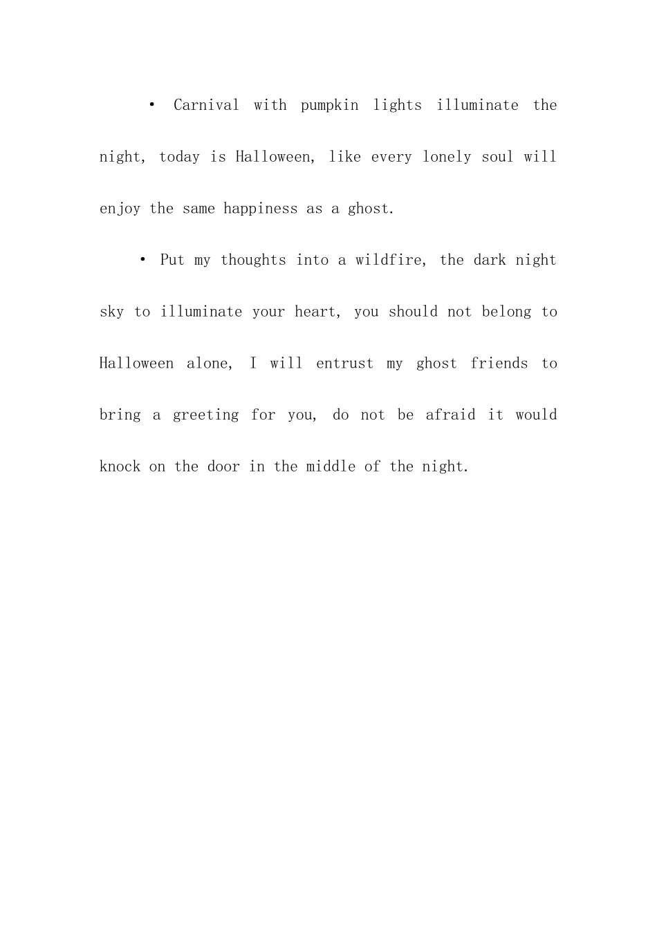 万圣节英文祝福语二_第3页