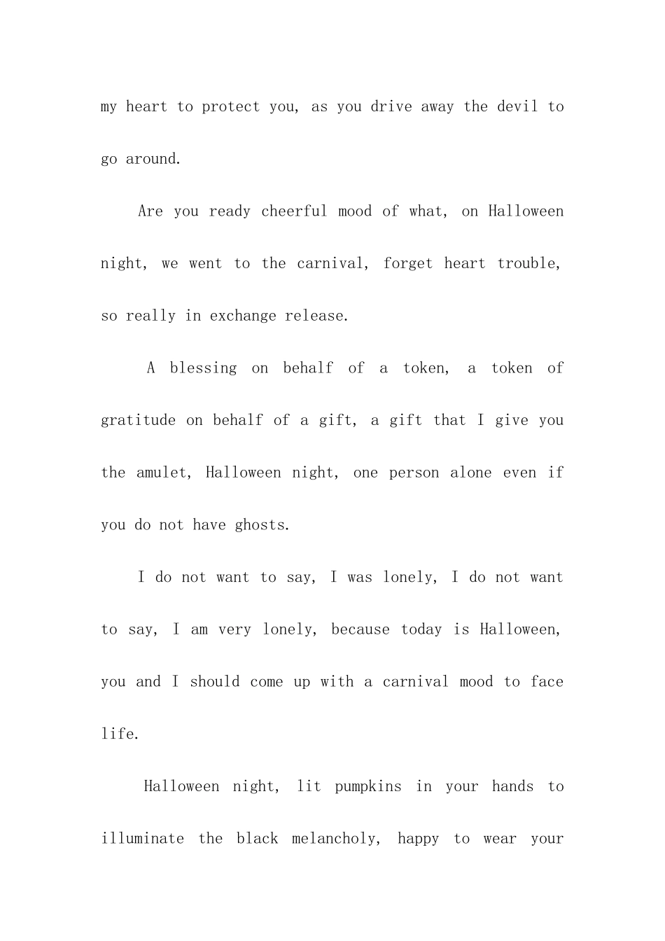 万圣节英文祝福语四_第2页