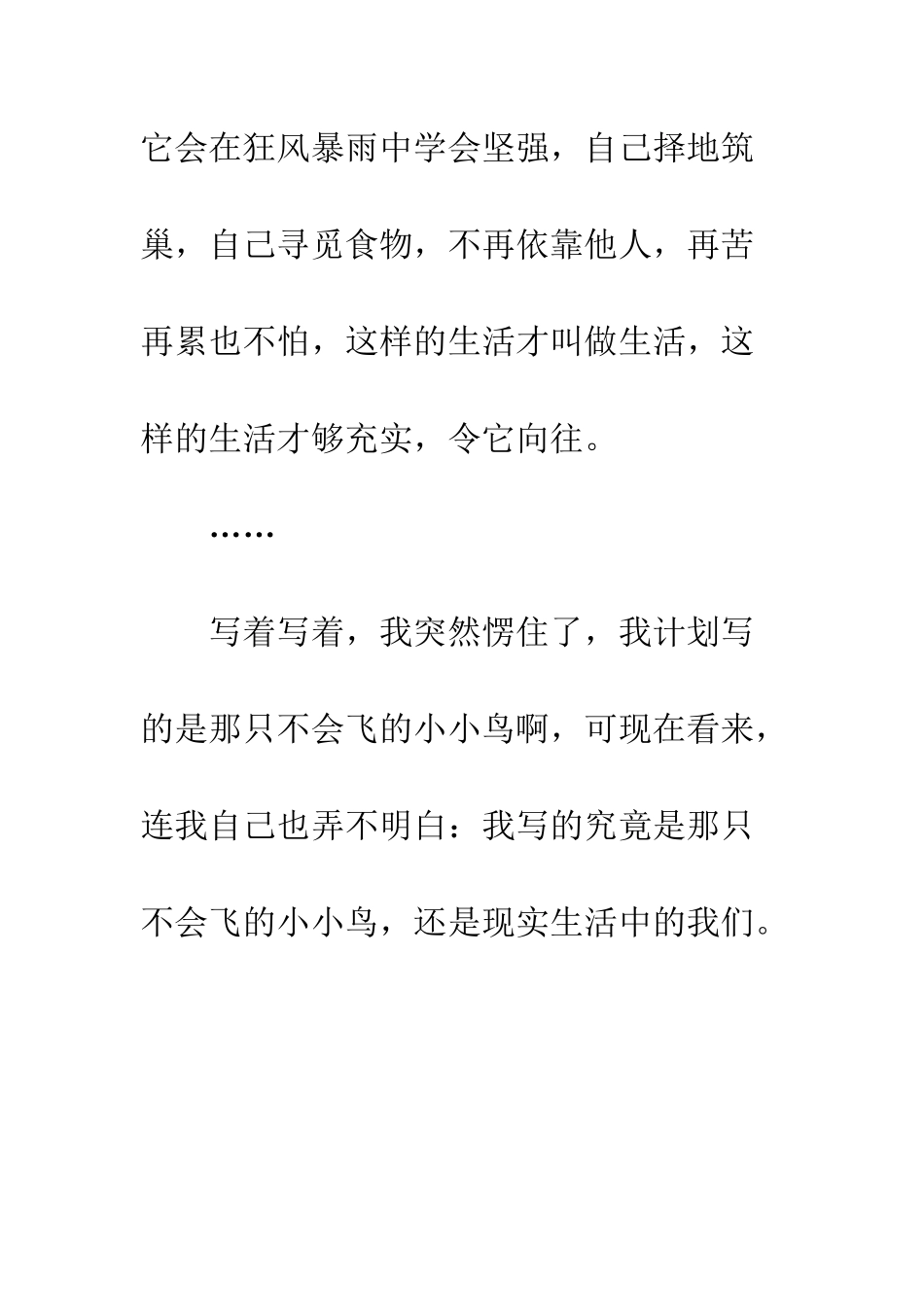 不会飞的小小鸟_第3页